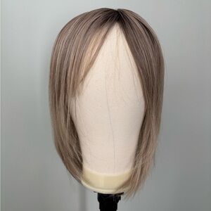 Raquel Welch- Top billing-  heat resistant synthetic hair topper in Ash Blonde